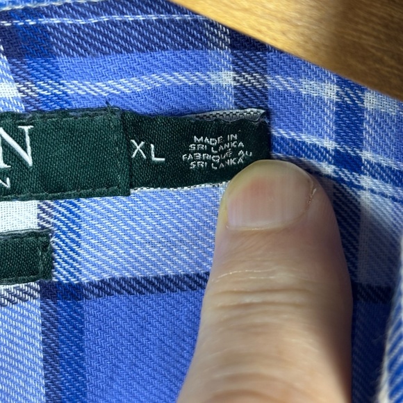 Lauren Ralph Lauren Women Long Sleeve 100% Cotton Button Up Shirt Sz XL Classic - Picture 4 of 9